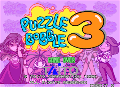 Puzzle Bobble 3 - Screenshot - Game Title Image