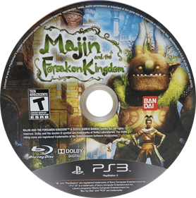 Majin and the Forsaken Kingdom - Disc Image