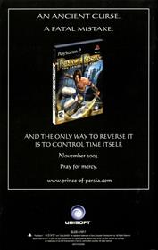Prince of Persia: The Sands of Time - Advertisement Flyer - Front Image