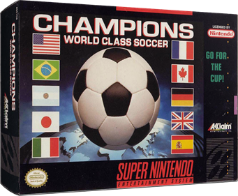 Champions: World Class Soccer - Box - 3D Image