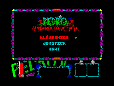 Pedro v strašidelnom zámku - Screenshot - Game Select Image