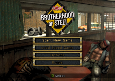 Fallout: Brotherhood of Steel - Screenshot - Game Title Image