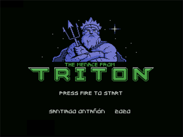 The Menace from Triton - Screenshot - Game Title Image