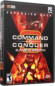 Command & Conquer 3: Kane's Wrath - Box - 3D Image