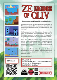 Ze Legende of Oliv - Box - Back Image