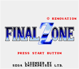 Final Zone - Screenshot - Game Title Image