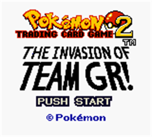 Pokémon Card GB2: GR-dan Sanjou! - Screenshot - Game Title Image