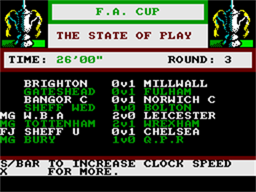 FA Cup Football - Screenshot - Gameplay Image