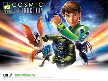 Ben 10: Ultimate Alien Cosmic Destruction - Advertisement Flyer - Front Image