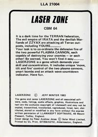Lazer Zone - Box - Back Image