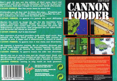 Cannon Fodder: War Has Never Been So Much Fun! - Box - Back Image