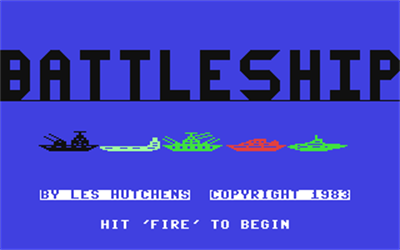 Battleship (Dynastar) - Screenshot - Game Title Image