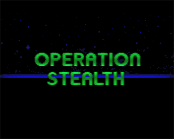 007 James Bond: The Stealth Affair - Screenshot - Game Title Image