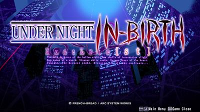 Under Night In-Birth Exe:Late[st] - Screenshot - Game Title Image