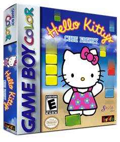 Hello Kitty's Cube Frenzy - Box - 3D Image