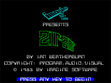 Zip Zap - Screenshot - Game Title Image