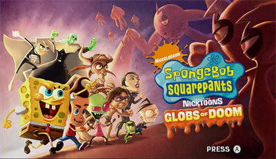 SpongeBob SquarePants featuring Nicktoons: Globs of Doom - Screenshot - Game Title Image