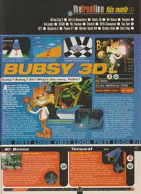 Bubsy 3D: Furbitten Planet - Advertisement Flyer - Front Image