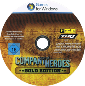 Company of Heroes: Gold Edition - Disc Image