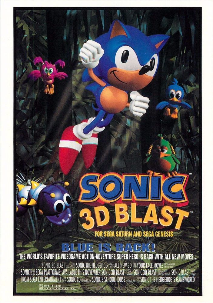 Sonic 3d blast прохождение