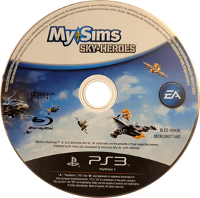 MySims SkyHeroes - Disc Image