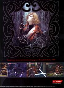 Castlevania: Lament of Innocence - Advertisement Flyer - Front Image