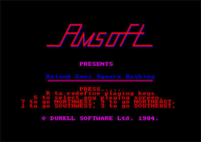 Roland Goes Square Bashing - Screenshot - Game Title Image