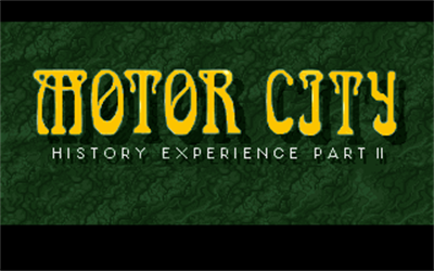 Motor City - Screenshot - Game Title Image