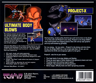 Project-X & Ultimate Body Blows - Box - Back Image