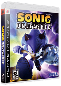 Sonic Unleashed - Box - 3D Image