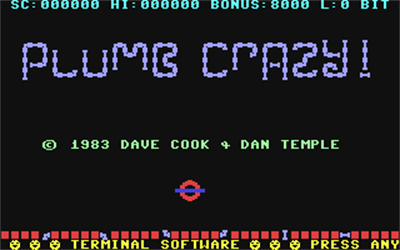 Plumb Crazy! - Screenshot - Game Title Image