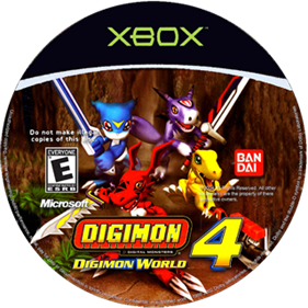 Digimon World 4 - Fanart - Disc Image