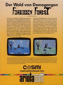 Forbidden Forest - Box - Back Image