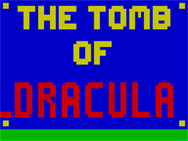 The Tomb of Dracula! - Screenshot - Game Title Image