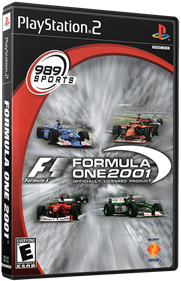 Formula One 2001 - Box - 3D Image