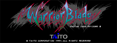 Warrior Blade: Rastan Saga Episode III - Screenshot - Game Title Image