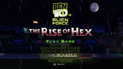 Ben 10 Alien Force: The Rise of Hex - Screenshot - Game Select Image