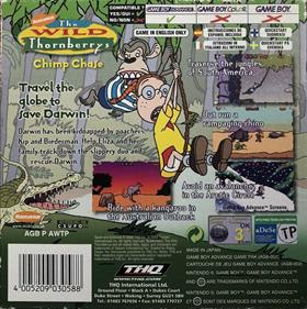 The Wild Thornberrys: Chimp Chase - Box - Back Image