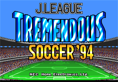 J.League Tremendous Soccer '94 - Screenshot - Game Title Image