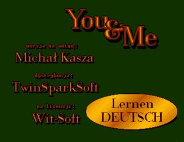 You & Me: Lernen Deutsch - Screenshot - Game Title Image