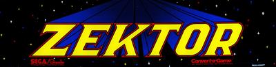 Zektor - Arcade - Marquee Image