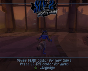 Sly 2: Band of Thieves - Screenshot - Game Title Image