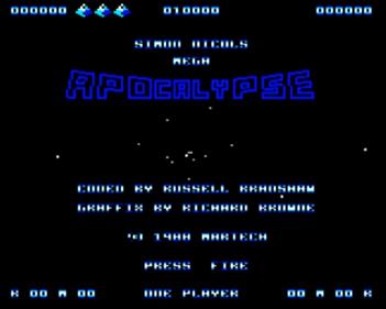Mega-Apocalypse - Screenshot - Game Title Image