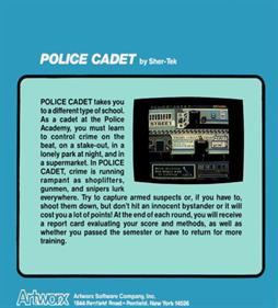 Police Cadet - Box - Back Image