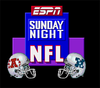ESPN Sunday Night NFL - Screenshot - Game Title Image