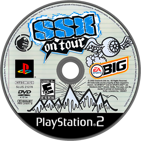 SSX on Tour - Disc Image