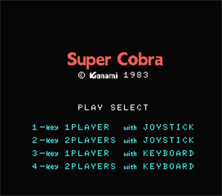 Super Cobra - Screenshot - Game Title Image