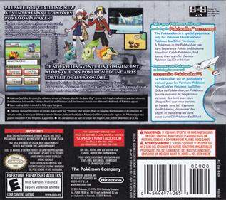 Pokémon HeartGold Version - Box - Back Image