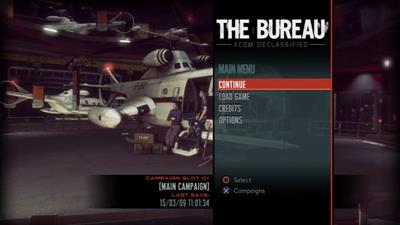 The Bureau: XCOM Declassified - Screenshot - Game Select Image