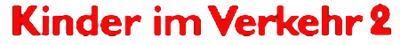 Verkehrsspiele 2 - Clear Logo Image